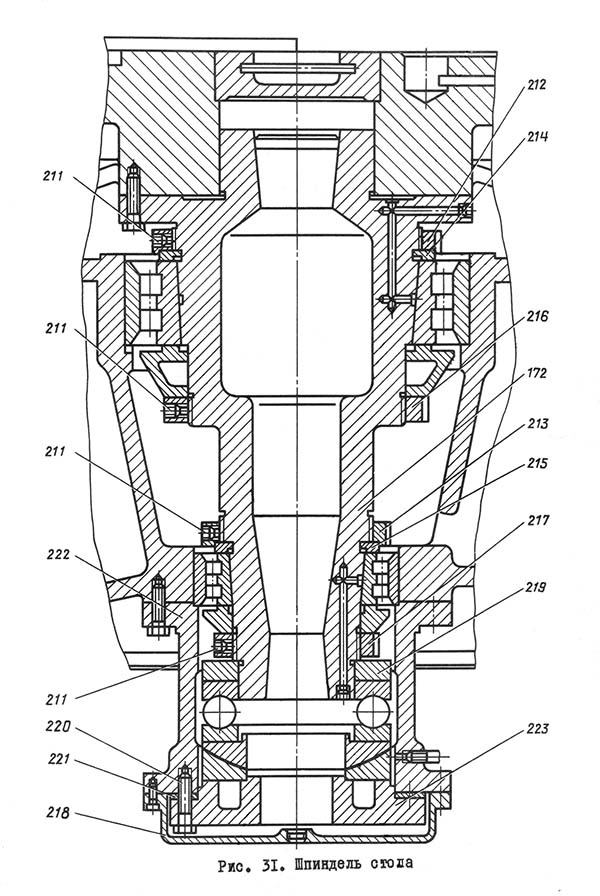Шпиндель стола токарно-карусельного верстата 1Л532 Шпиндель стола токарно-карусельного верстата 1Л532